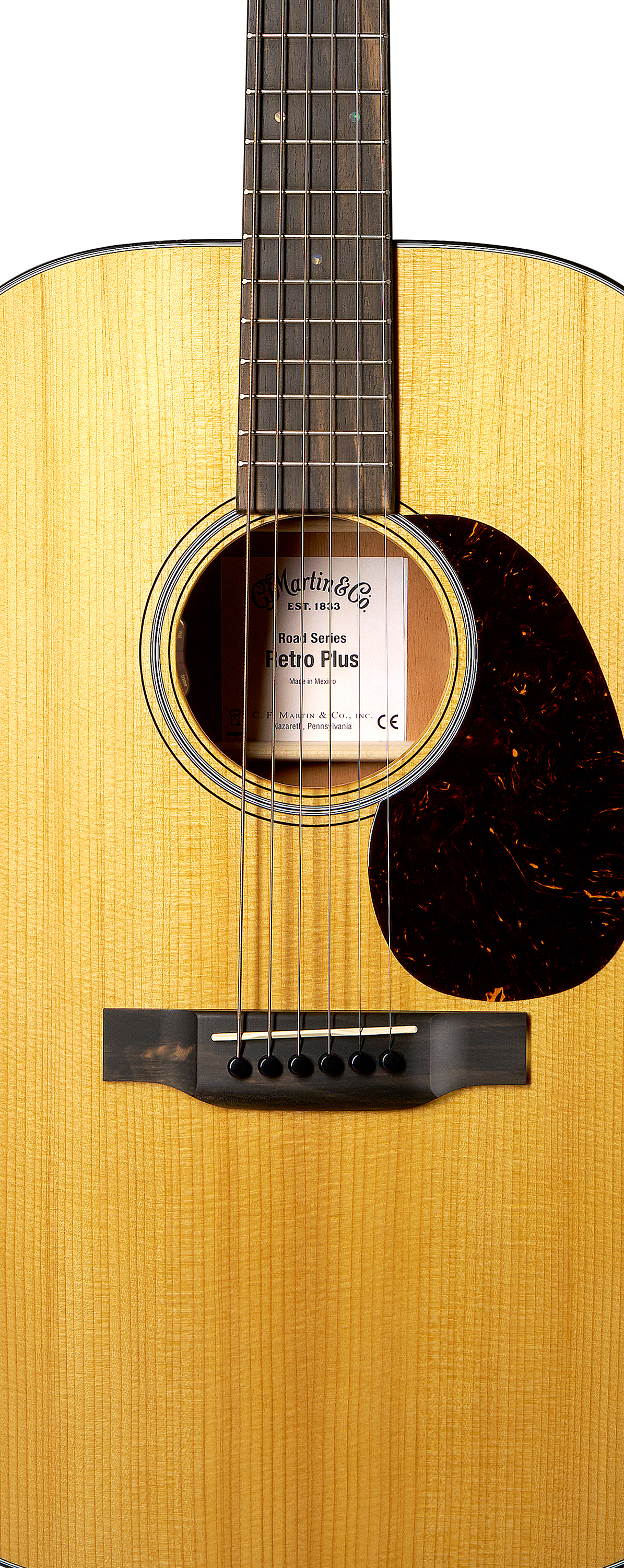 Body of Martin 000E Retro Plus Mahogany Guitar image number 3
